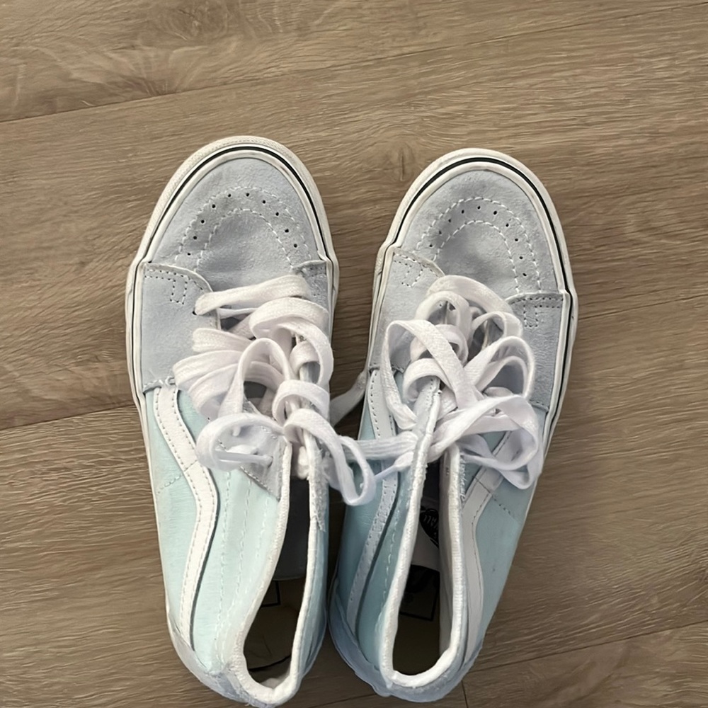 Vans SK8-high tapered lite blue shoes sz 6
